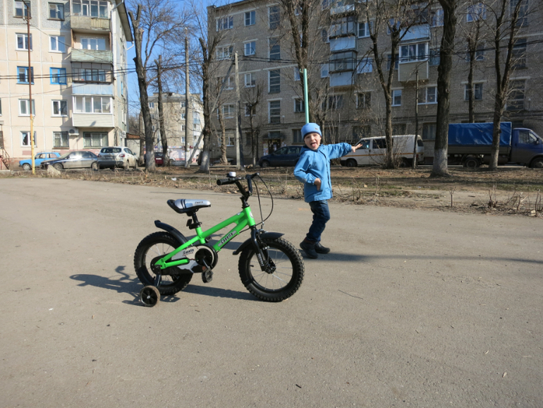 Обкатали новый велик.