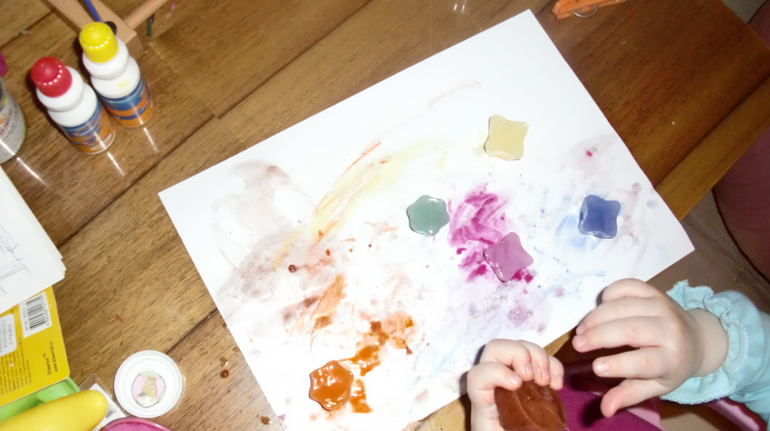 Художка. Рисование льдом