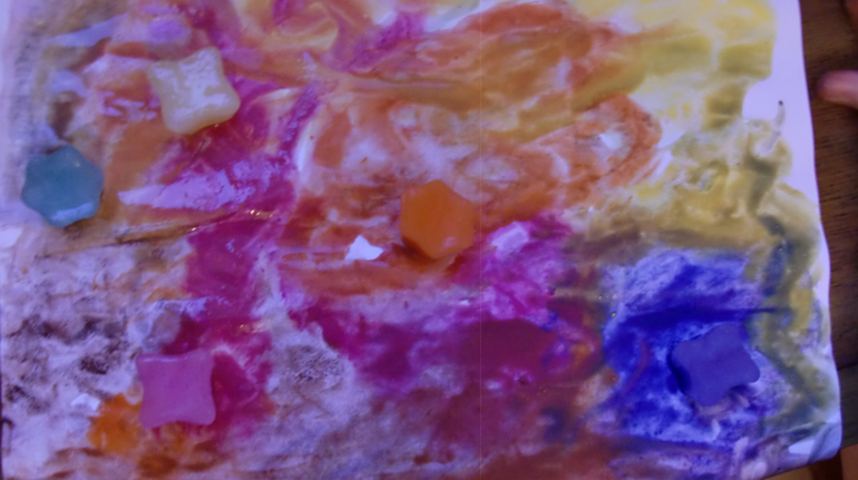 Художка. Рисование льдом