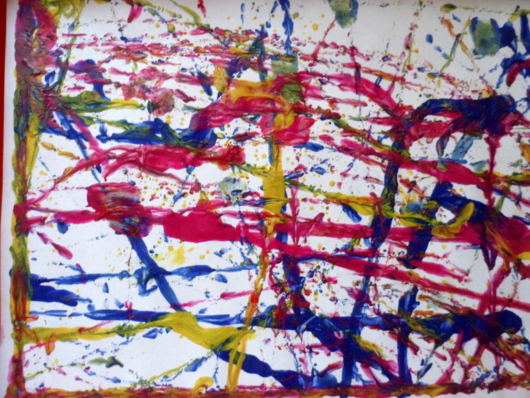 Художка. Рисование ватными палочками