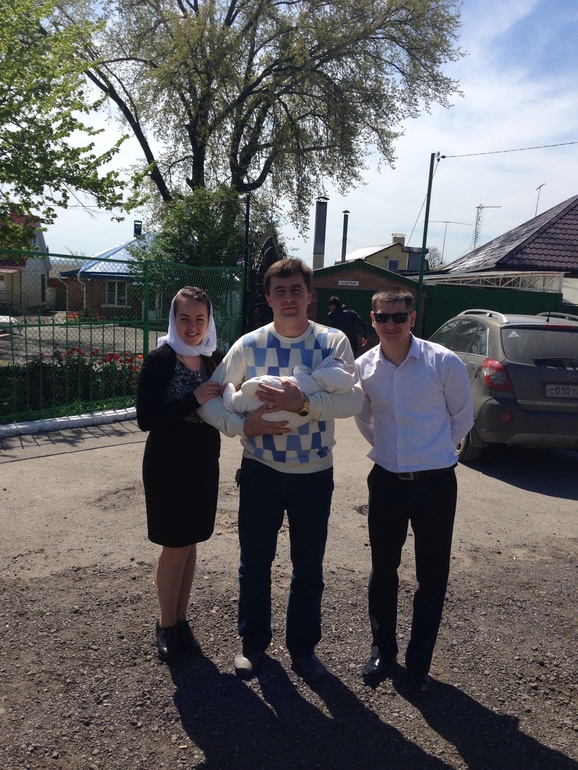 Наши крестины 26.04.14)))
