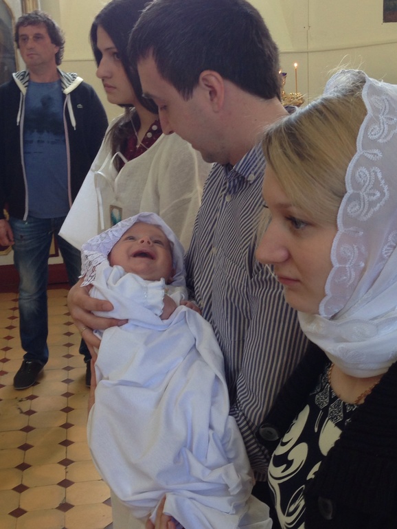 Наши крестины 26.04.14)))