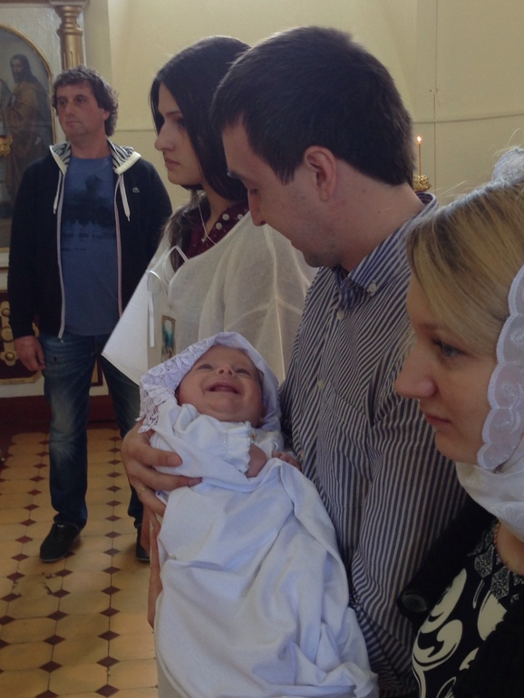 Наши крестины 26.04.14)))