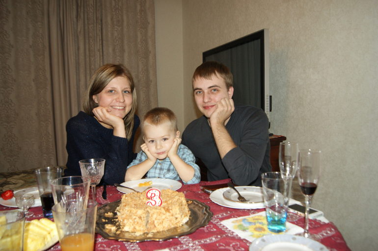 Лёньке 3 года!