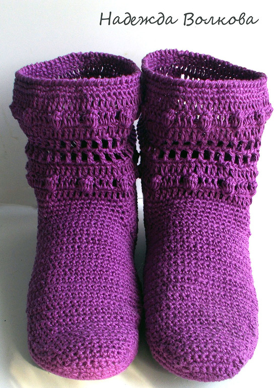 Льняные сапожки себе любимой