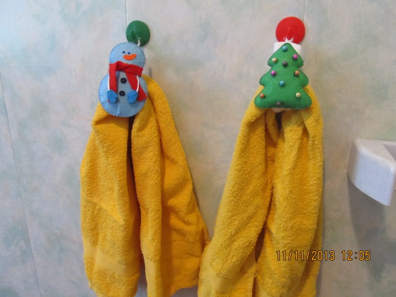 Подготовка к НГ. Держатель полотенца..