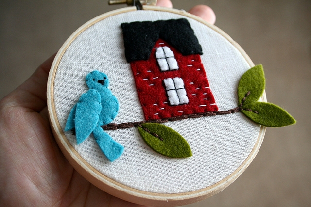 Что ещё можно сделать из фетра? Аппликации!!!!!