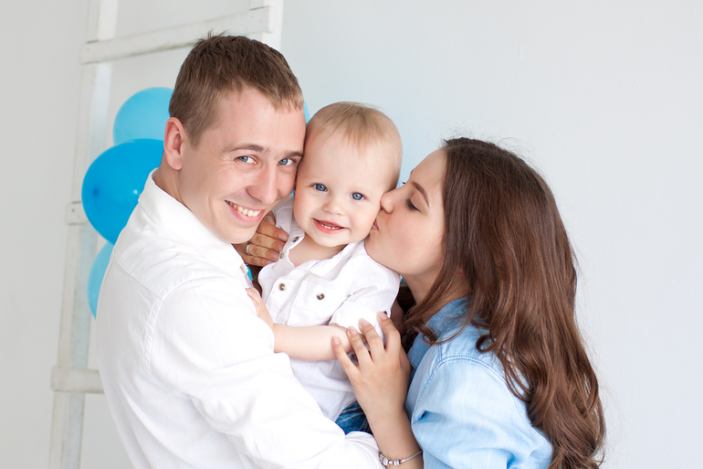 Фотосессия годовасия в фотостудии Счастье. фотограф Юлия Дементьева. Москва