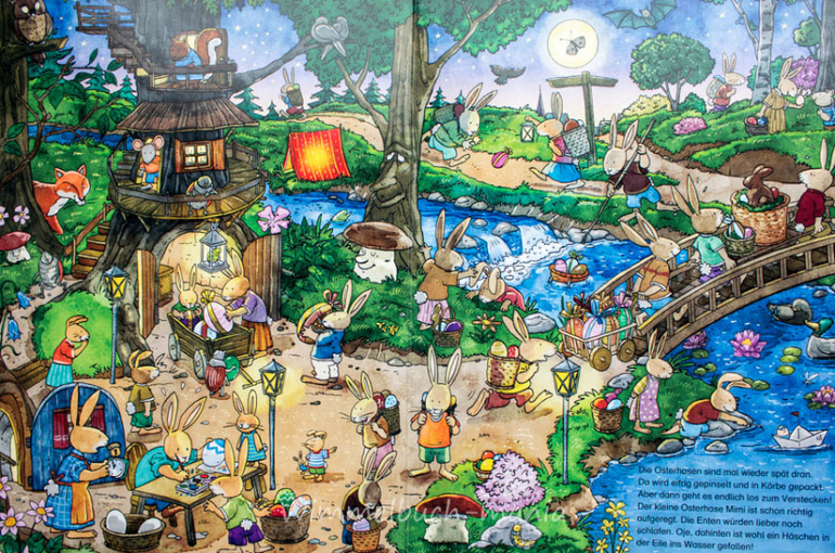 Wimmelbuch-mania. Пасхальные кролики