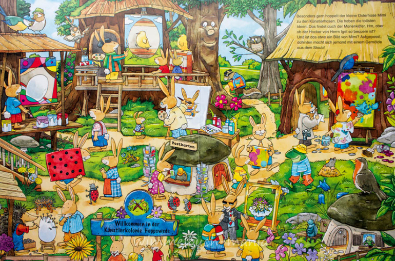 Wimmelbuch-mania. Пасхальные кролики