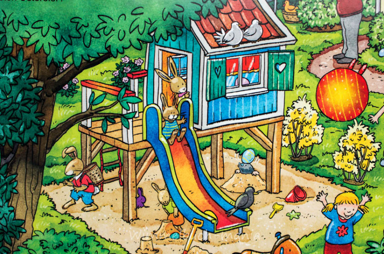 Wimmelbuch-mania. Пасхальные кролики