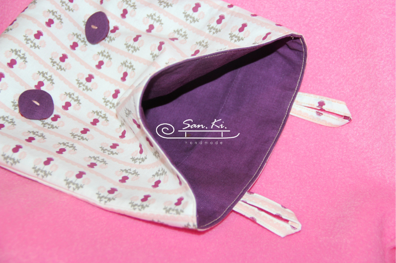 Косметичка Лиловые цветы