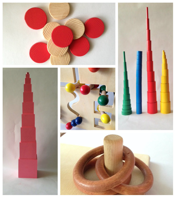 Наши монтессори материалы.