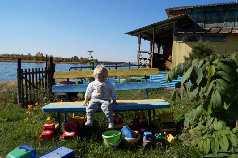 Красивая осень на даче