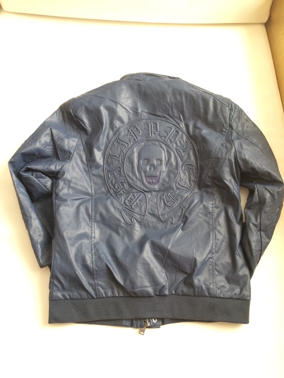 Мужская кожаная куртка и пальто Philipp Plein размер l (48-50)