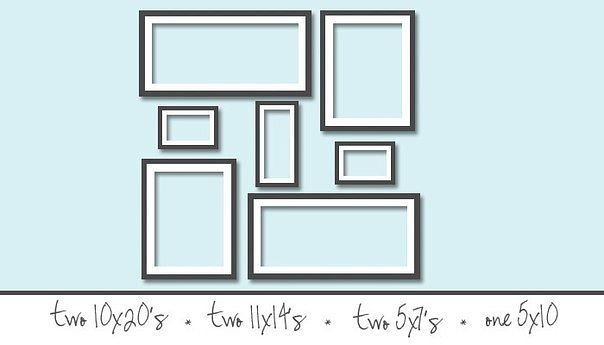 Рамки в интерьере