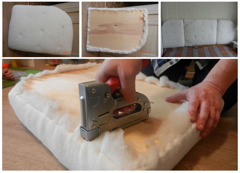 Мягкое изголовье для кровати