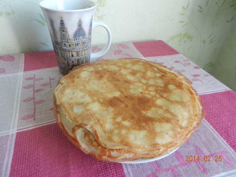 Блины на простокваше