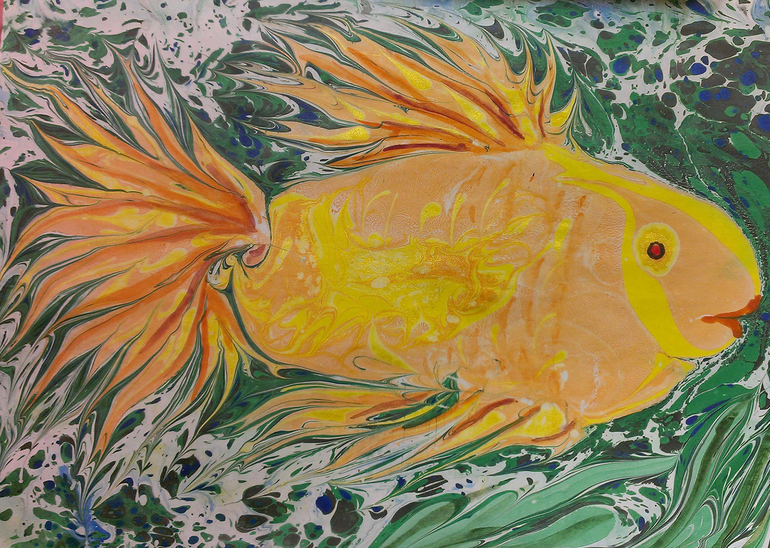 Рисование на воде теперь и в Видном!