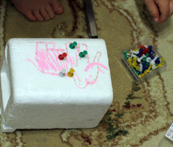 Монтессори-занятие к ТН Каменный век