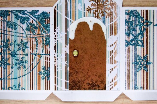 НОВОГОДНИЙ ДОМИК ШКАТУЛКА