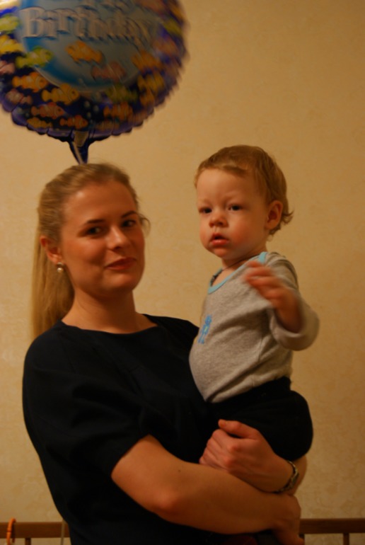 Вовочкин первый День Рождения.