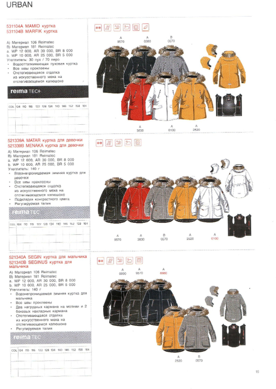 Reima сезон 14/15 свободный склад