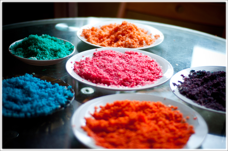 Цветной рис