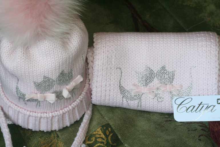 Новый комплект (шарф и шапка) Catya 3, на 48-50