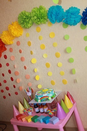 Наш радужный ДР 3 года