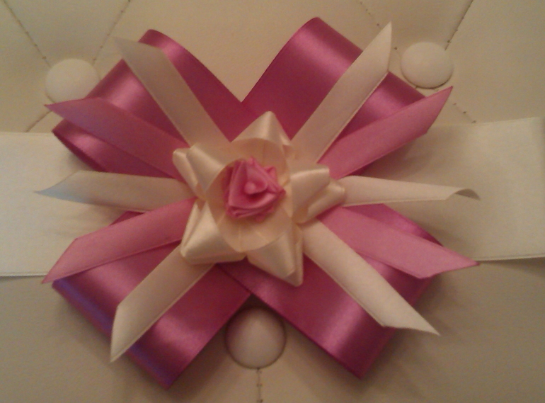 Банты на выписку для новорожденных