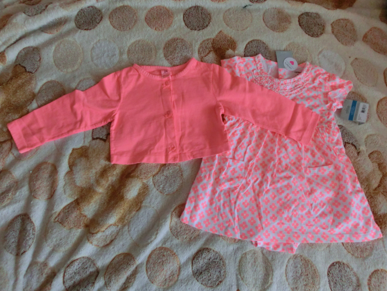 Новый комплект песочник на девочку Carters 83-86 см