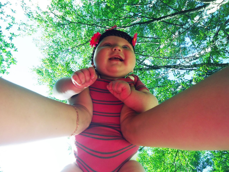 Нашей принцессе  4 месяца))) (отчет за месяц+много ФОТО)