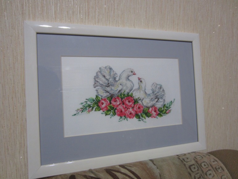 Работы после багетки