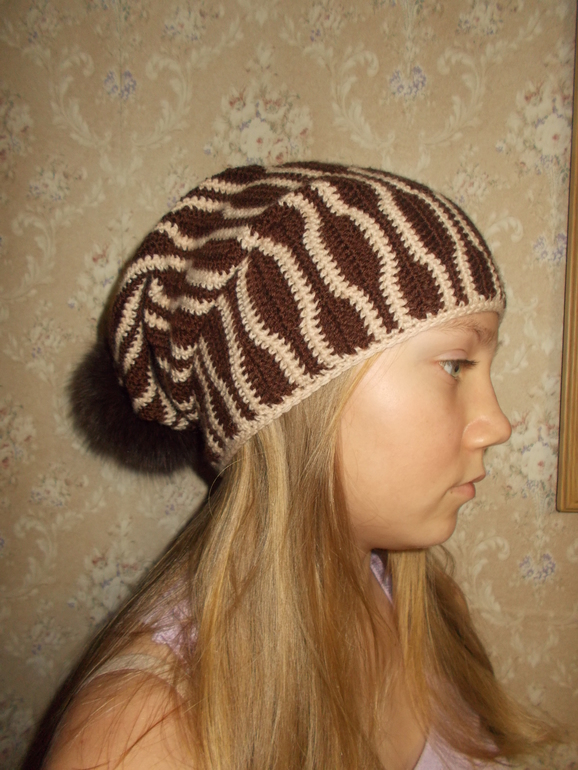 Шапка для сестрёнки)