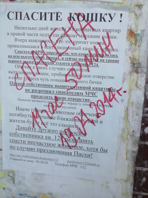 Со вчерашнего дня в трансе  от этого объявления на подьезде...ДЕТЕКТИВКА