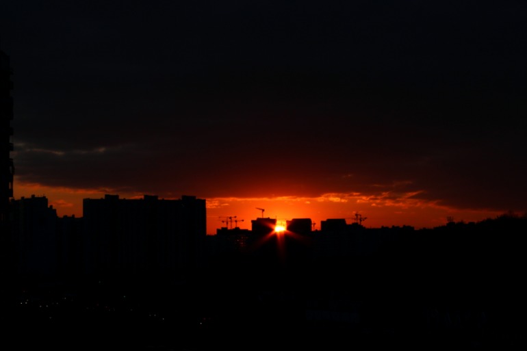 Засыпающий город...