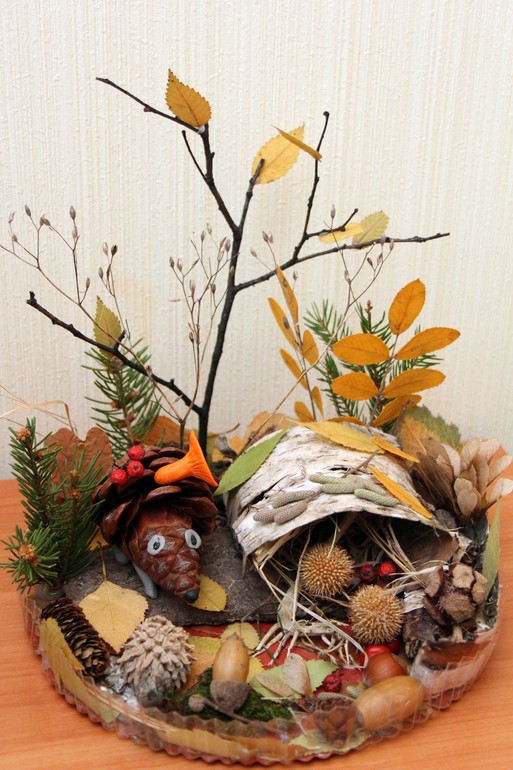 В садике дали задание