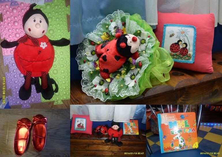 Анечке 3 годика-праздновали 3 дня) или в гостях у божьей коровки)