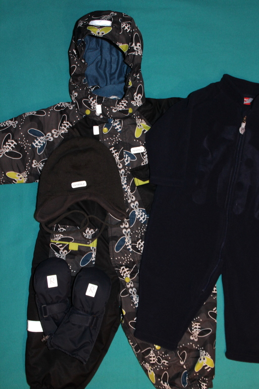 Комбез REIMA 80(+6) меховая попа и сапожки ECCO 22 размер