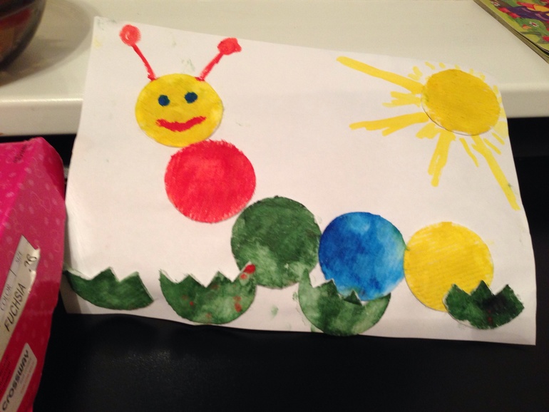 Вечерние побелки дома .используем ватные круги и палочки .