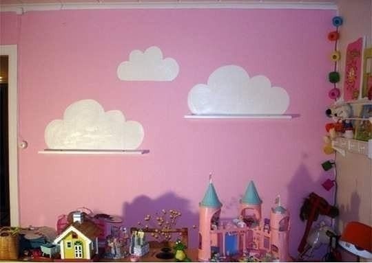 Делаем красивые облакав детской