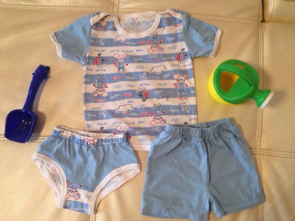 Бельишко для сынишки. Готовимся к лету.