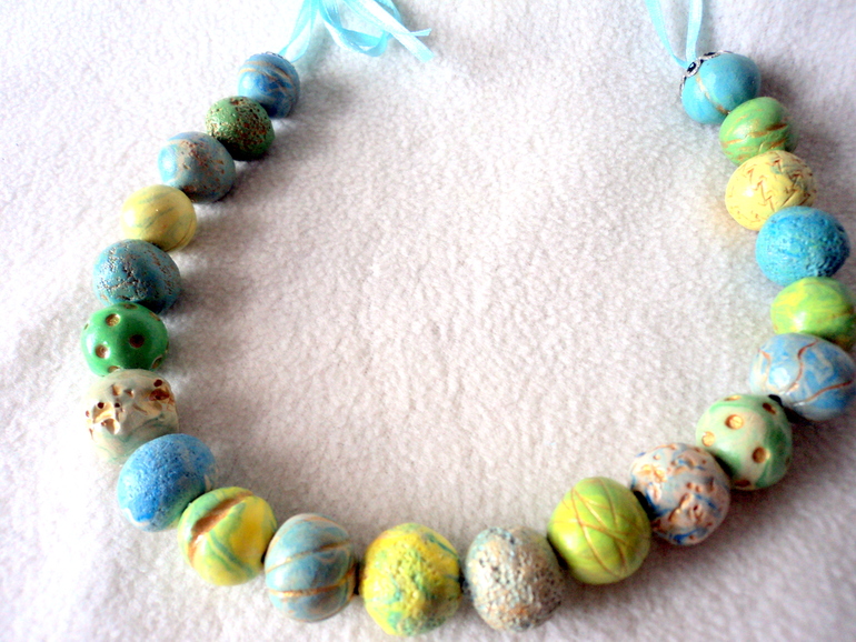 я его слепила из того, что было