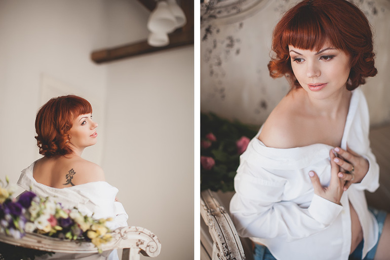 Беременная фотосессия