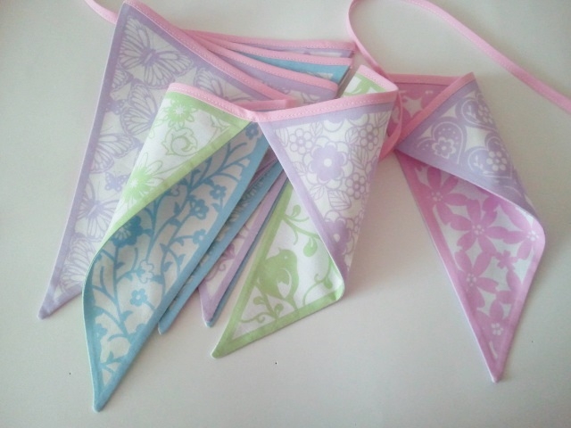 Интерьерная гирлянда из флажков :-)