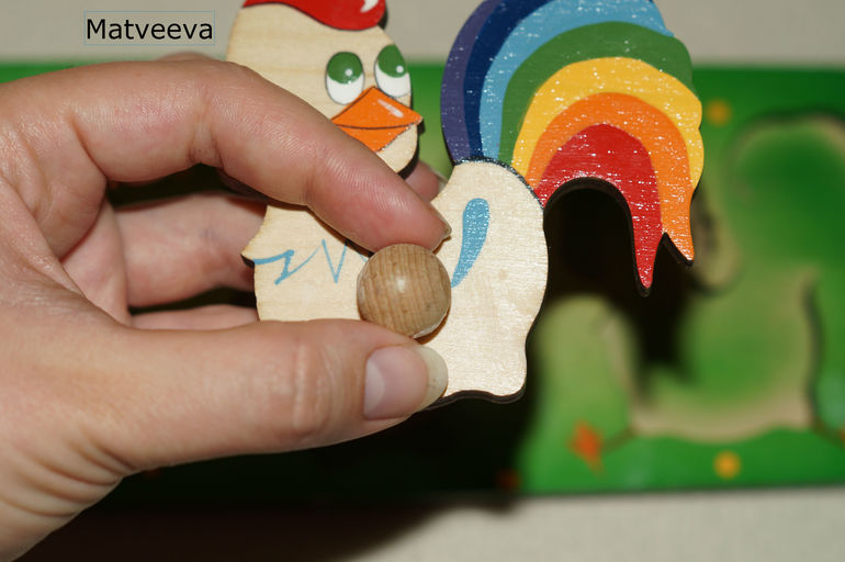 Наши деревянные игрушки 10 мес - до 1,7 . Часть 5 - рамки-вкладыши 2