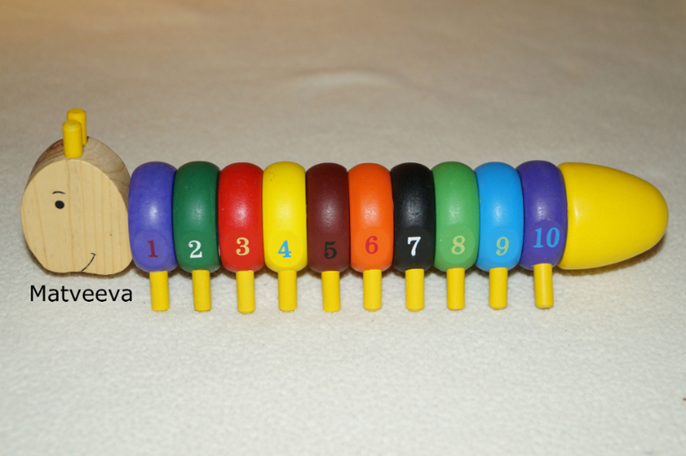 Наши деревянные игрушки 10 мес - до 1,7 . Часть 6.