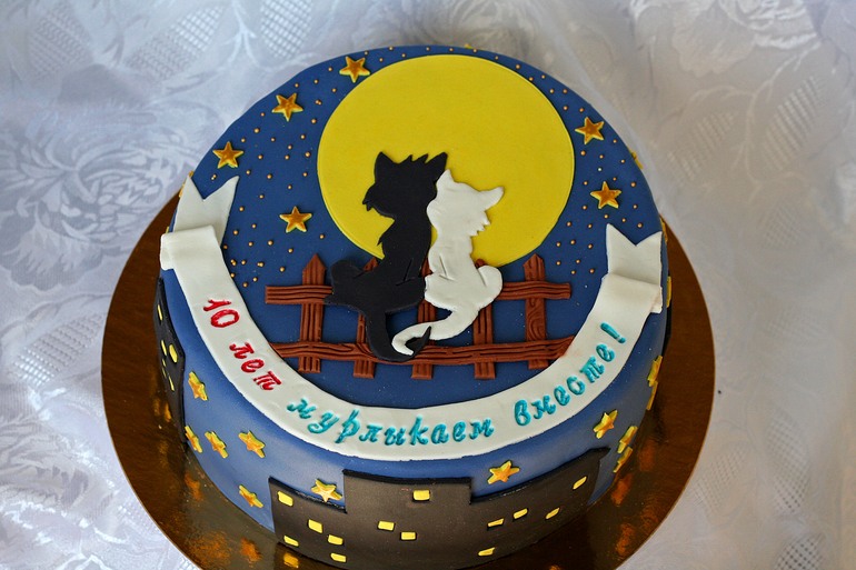 Торты из мастики.