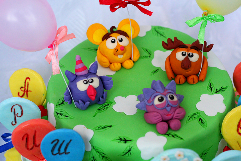 Торты из мастики.